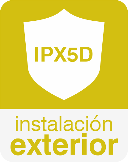 Categoria IPX5D Instalacion Exterior